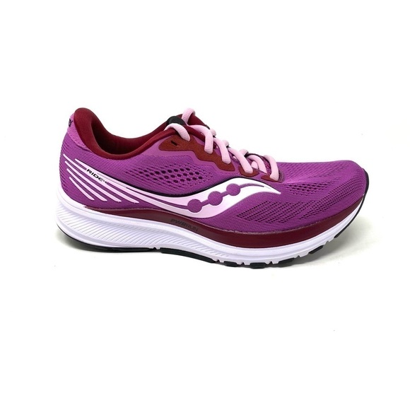 Saucony Women’s Ride 14 Athletic Running Shoes - Razzle Fairytale - Picture 1 of 8